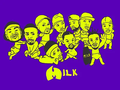 Baby Wu-Tang Clan cappadonna ghostface killah gza inspectah deck masta killa method odb print peppermint raekwon rza u god wu tang