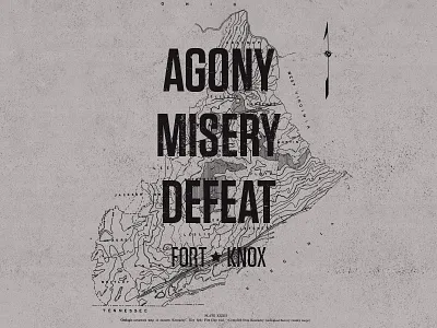 Fort Knox Shirt agony defeat design fort knox graphic kentucky misery shirt topography