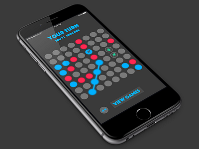 Fourzy Game View app apple circles dark dots fourzy game ios