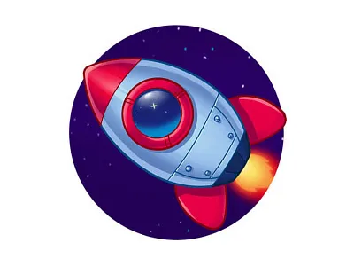 Space Ship adventure cartoon ship space