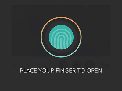 App lock screen app application finger lock lock screen open place place finger screen secret