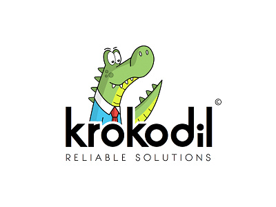 Krokodil Logo alligator cartoon croc crocodile krokodil logo sketch