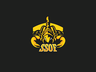 SSOF Gaming artwork brand branding design esports graphic icon logo logomark mascot scorpion team