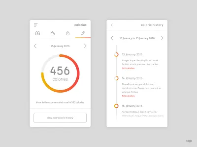 Health app app clean health minimal mobile open ui user experience ux