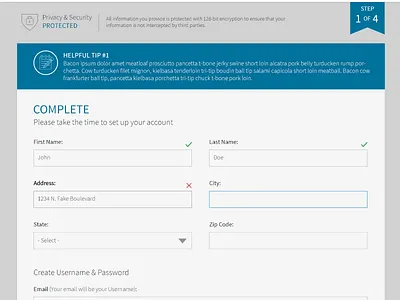 Form Fields form ui web form