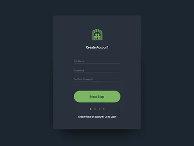 Mibs Register UI app dark family login mibs minimal regiser safe screen ui user interface