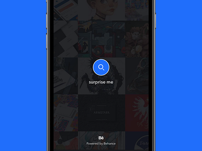 Design Hunt 2.0 - Behance app behance design ios mobile sketch surprise ux