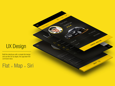 Limousine driver app limousine taxi ux