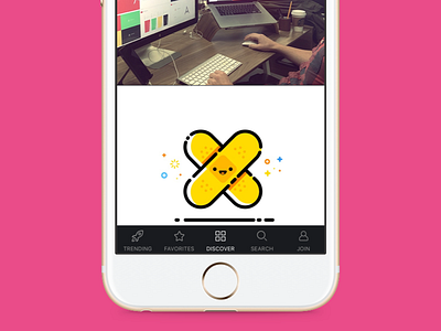 Design Hunt 2.0 - Dribbble app design dribbble ios mobile ux