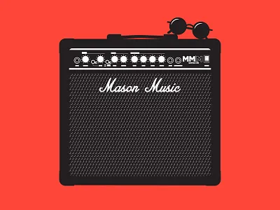 Mason Music box speaker glasses illustration illustrator john lennon mason music music speaker sunglasses the beatles volume