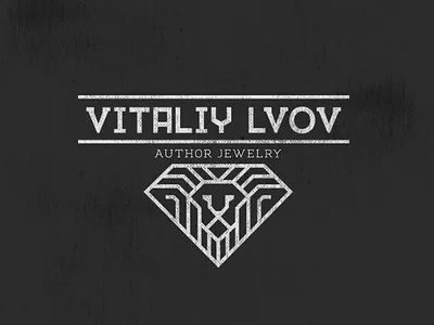 Vitaliy Lvov: author jewelry author brand diamond jewelry lion logo logotype