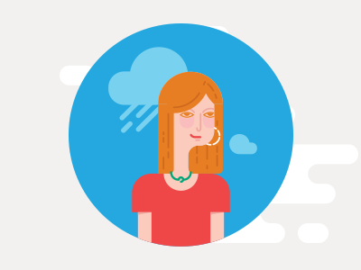 Girl Character character flat girl illustration vector