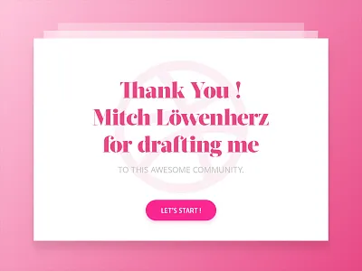 My First Shot debut draft dribbble first flat gift illustration invite message prospect shot thanks