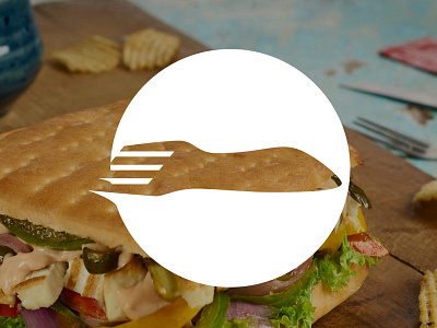 Foodport Logo brand branding delivery food foodport gurgaon india logo startup