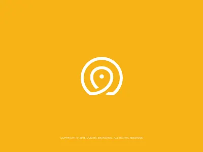 PIN Monogram brand clever icon identity lab logos mark monogram negative pin simple