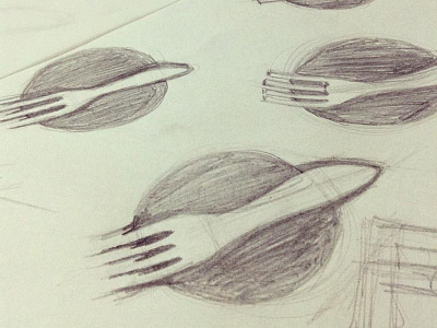 Foodport Wip Sketch brand branding delivery food foodport gurgaon india logo sketch startup