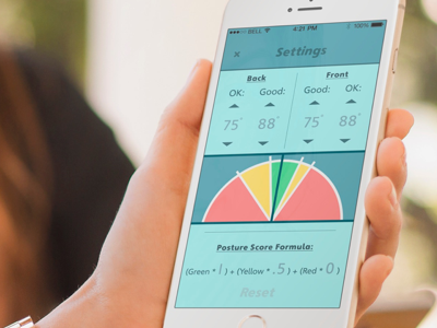 Posture Tracking App for Back Specialist android app fitness ios mobile posture ui ux