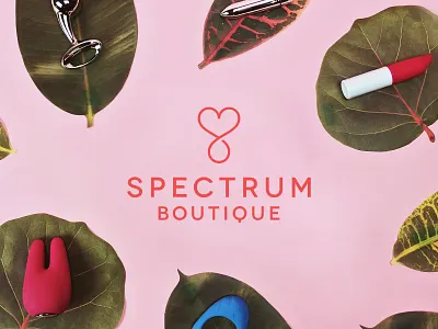 Sex Toys art direction branding heart identity leaf logo nature photography photoshoot pink sex toys