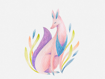 Especie desconocida animal illustration watercolor