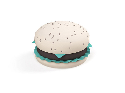 Southwest Elements 3d burger icon roadtrip southwest yummy