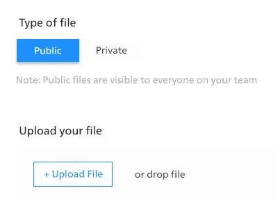 More labels and less icons blue interface material shadow