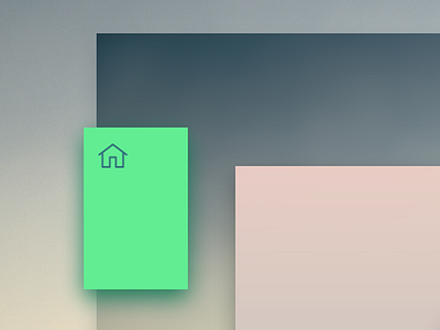 Login Element 02 flat green ui