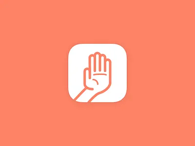 Don't leave me hanging beyondthegrave branding hand hanging high five icon logo