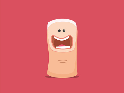 Hi, i'm Thumby ! application character character design cute finger game illustration logo nail thumb thumb up