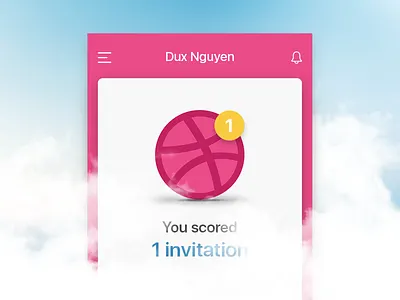 01 Invitation Giveaway dribbble dux giveaway invitation invite