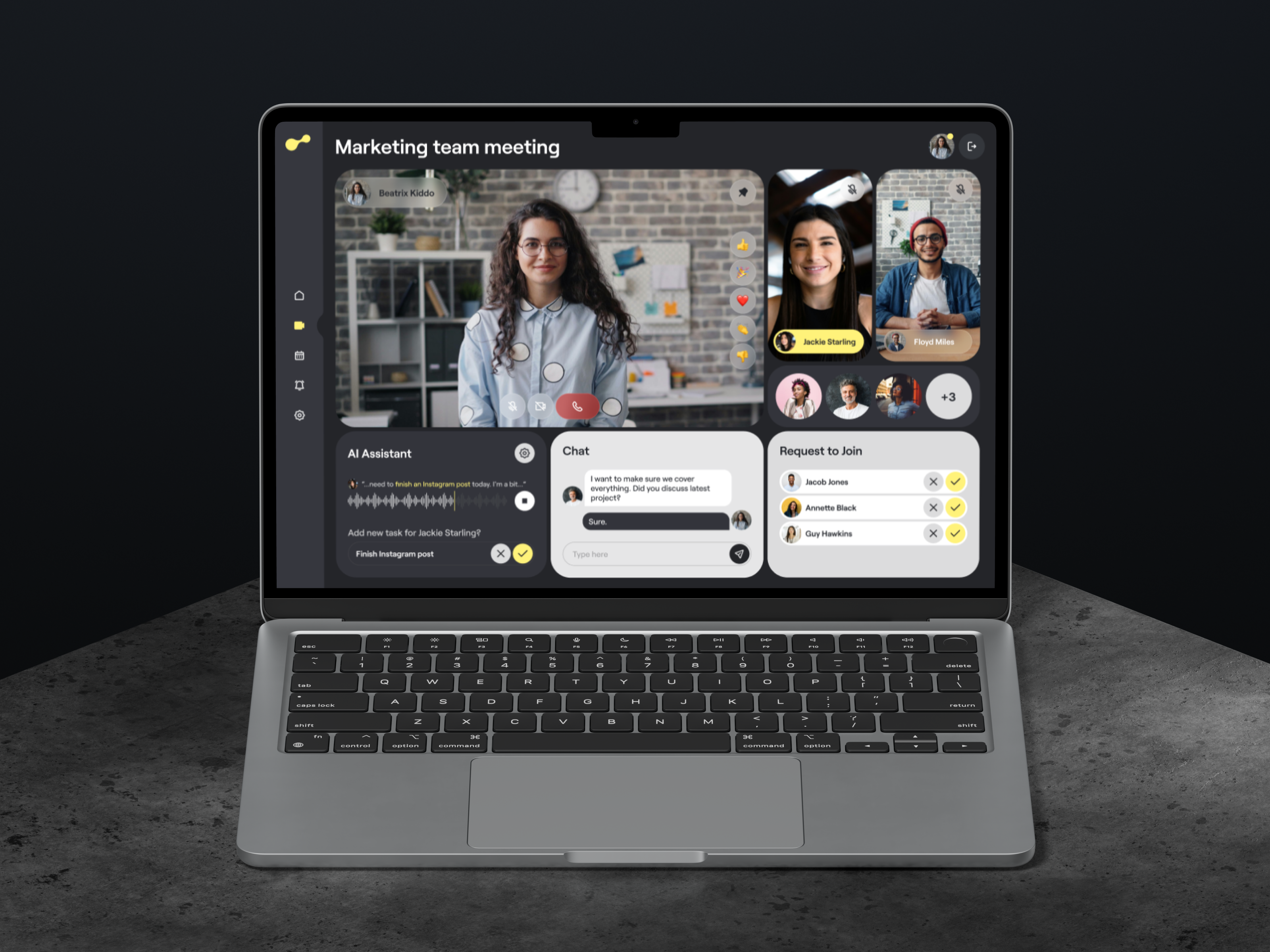 Example of 👩🏻‍💻 Product design for the meeting platform | Hyperactive