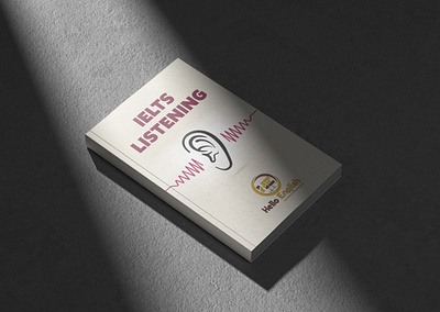 Listening book cover design | IELTS ultimate listening guide