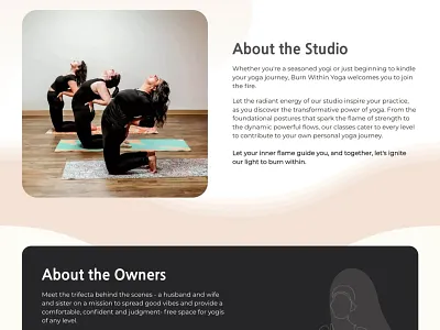 A website for a yoga company in Ohio ui ux web design website wix wix studio