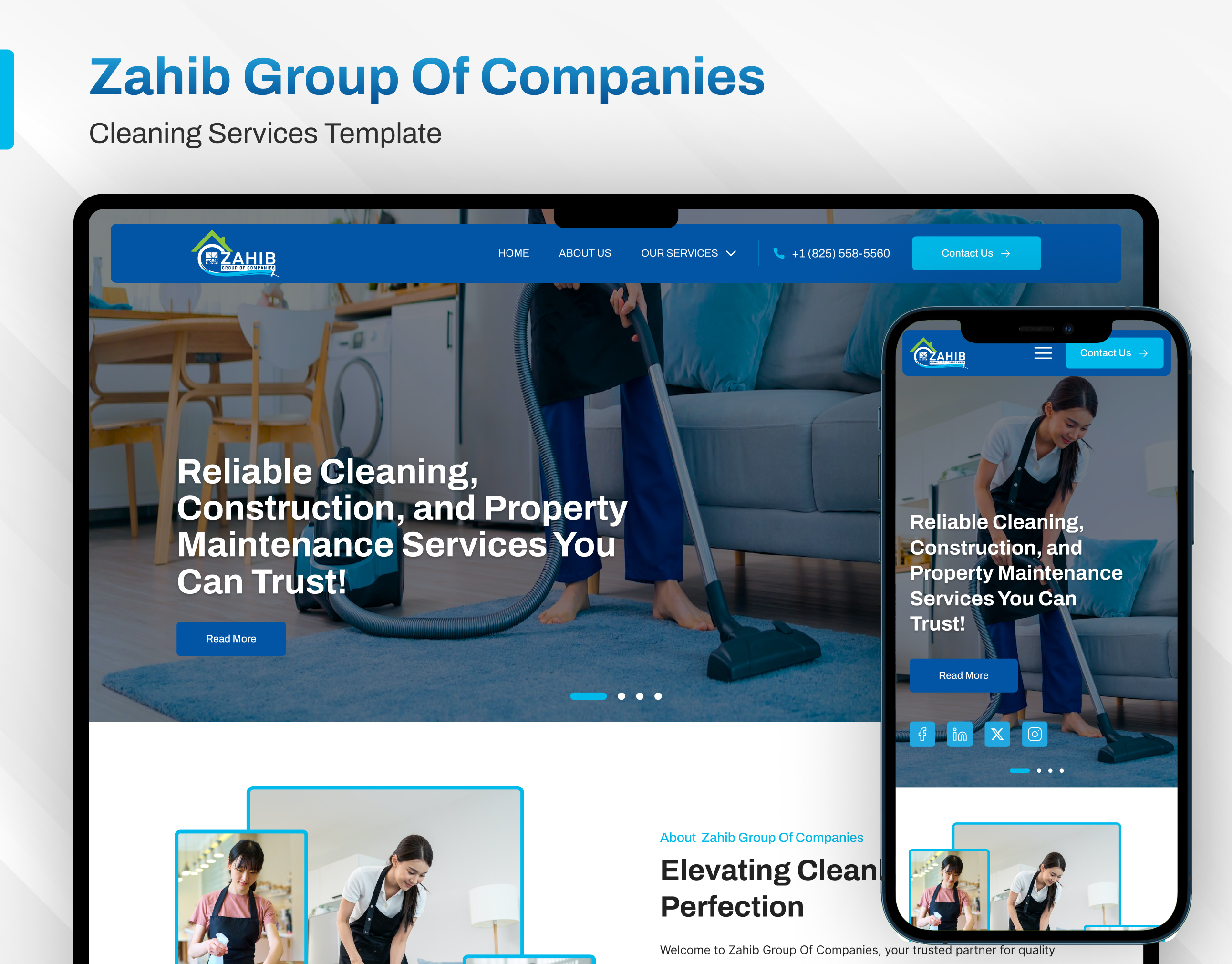 Example of Cleaning Services Template