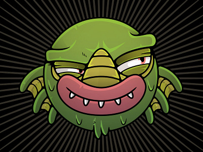 Monter of the Black Lagoon cartoon character green illustration illustrator monsters vectors