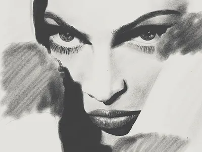 Sketch of a Woman apple pencil beauty drawing face ipad pro pencil sketch woman