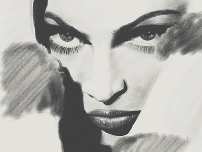 Sketch of a Woman apple pencil beauty drawing face ipad pro pencil sketch woman