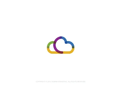 Cloud C monogram brand c clever cloud cool icon identity logos mark monogram simple
