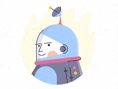 Astronaut brand illustration michael jeter pool san francisco