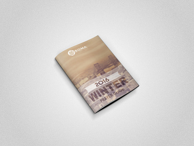 Soma Philadelphia 2016 Winter Prayer Guide book booklet design guide philadelphia philly prayer print soma