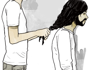 Braid arro arro comic braid hair illustration
