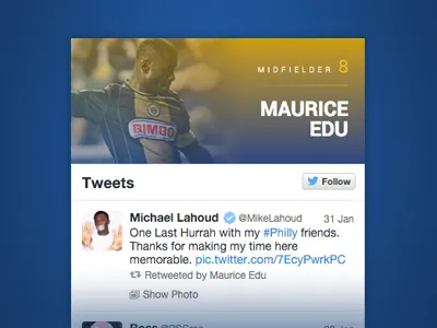 Doop Tweets 2.0 design mls philly soccer twitter union