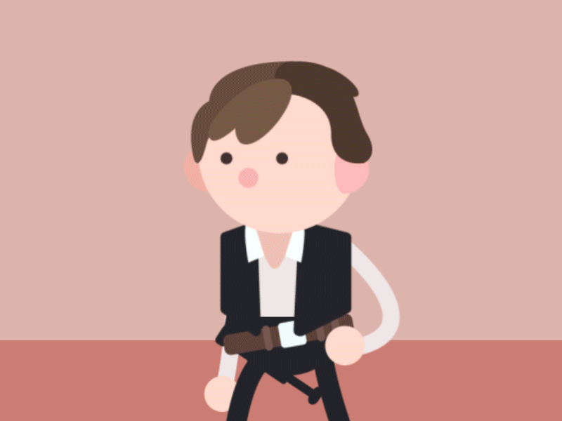 han shot first gif hansolo motion starwars vector