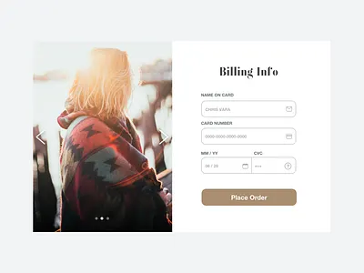 Credit Card Checkout credit card checkout dailyui ui ux