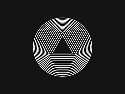 Transition branding change circle lines logo mark symbol triangle