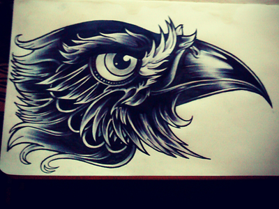 Traditional Flash Eagle art blackwork design eagle flash illustration ink tattoo