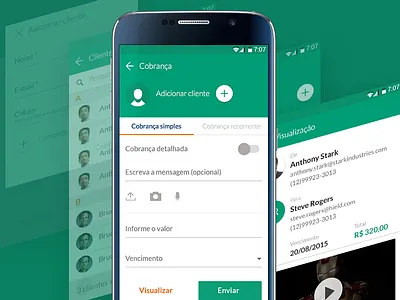 ContaPaga Project UI/UX app contapaga design financial fintech inspiration mobile ui ux web
