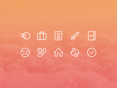 Travel icons icons oneline travel