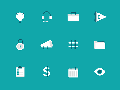 Bambu Iconography clean flat iconography icons illustration overlay social media vector