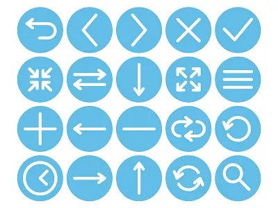 Application Icons app application arrow button close flat design menu refresh repeat search update website