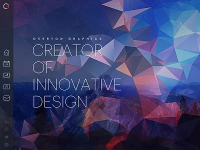 Overton Graphics 2016 Site Update design portfolio ui web web design webflow website